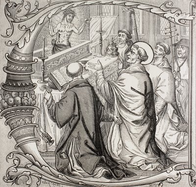 The Mass of Saint Gregory the Great and the Apparition of Jesus Christ as The Man of Sorrows from 
